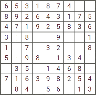Sudoku Médio  Jogo online Sudoku com o grau de nivel médio
