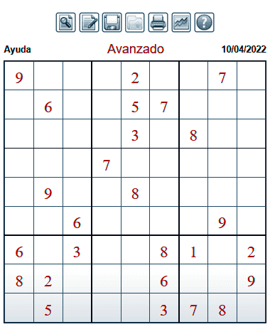 bufanda Humedad proporcionar Sudoku del día